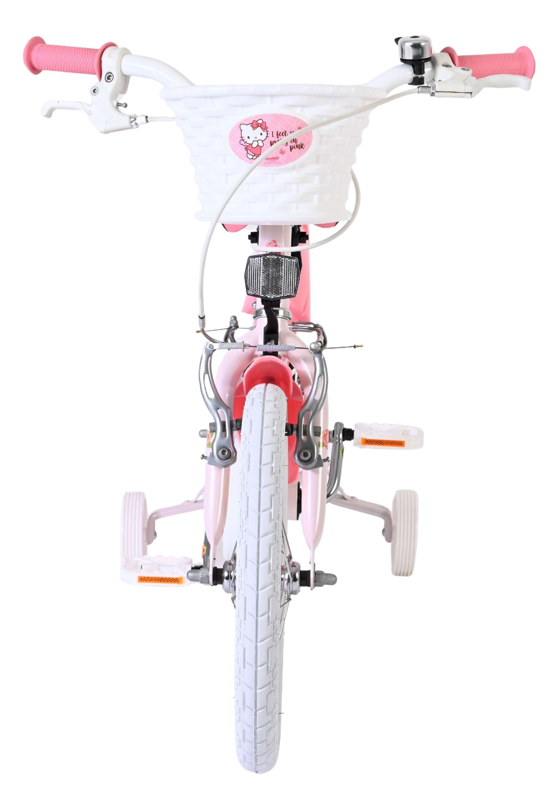 Volare hello kitty kinderfiets - meisjes - 16 inch - roze - twee handremmen