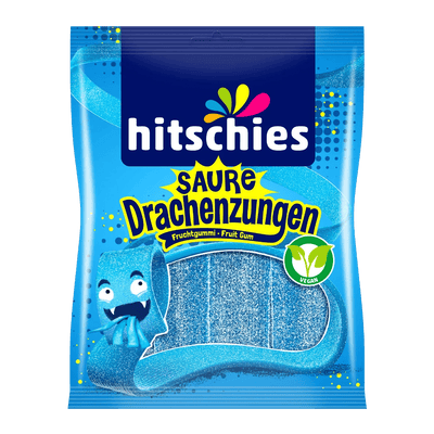 Haribo hitschies saure drachenzungen blau (20x 125gr)