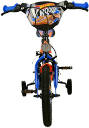 Hot wheels kinderfiets - jongens - 14 inch - zwart - twee handremmen - afbeelding 7