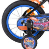 Heiße räder hot wheels kinderfiets - jongens - 14 inch - zwart oranje blauw