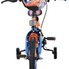 Heiße räder hot wheels kinderfiets - jongens - 14 inch - zwart oranje blauw