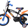 Heiße räder hot wheels kinderfiets - jongens - 14 inch - zwart oranje blauw