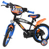 Heiße räder hot wheels kinderfiets - jongens - 14 inch - zwart oranje blauw
