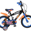 Heiße räder hot wheels kinderfiets - jongens - 14 inch - zwart - twee handremmen