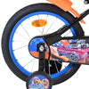 Heiße räder hot wheels kinderfiets - jongens - 16 inch - zwart oranje blauw