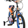 Heiße räder hot wheels kinderfiets - jongens - 16 inch - zwart oranje blauw