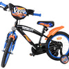 Heiße räder hot wheels kinderfiets - jongens - 16 inch - zwart oranje blauw