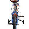 Heiße räder hot wheels kinderfiets - jongens - 16 inch - zwart oranje blauw - twee handremmen