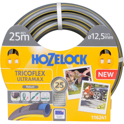 Hozelock 116241 tricoflex ultramax slang (25 meter, ø 12,5 mm)