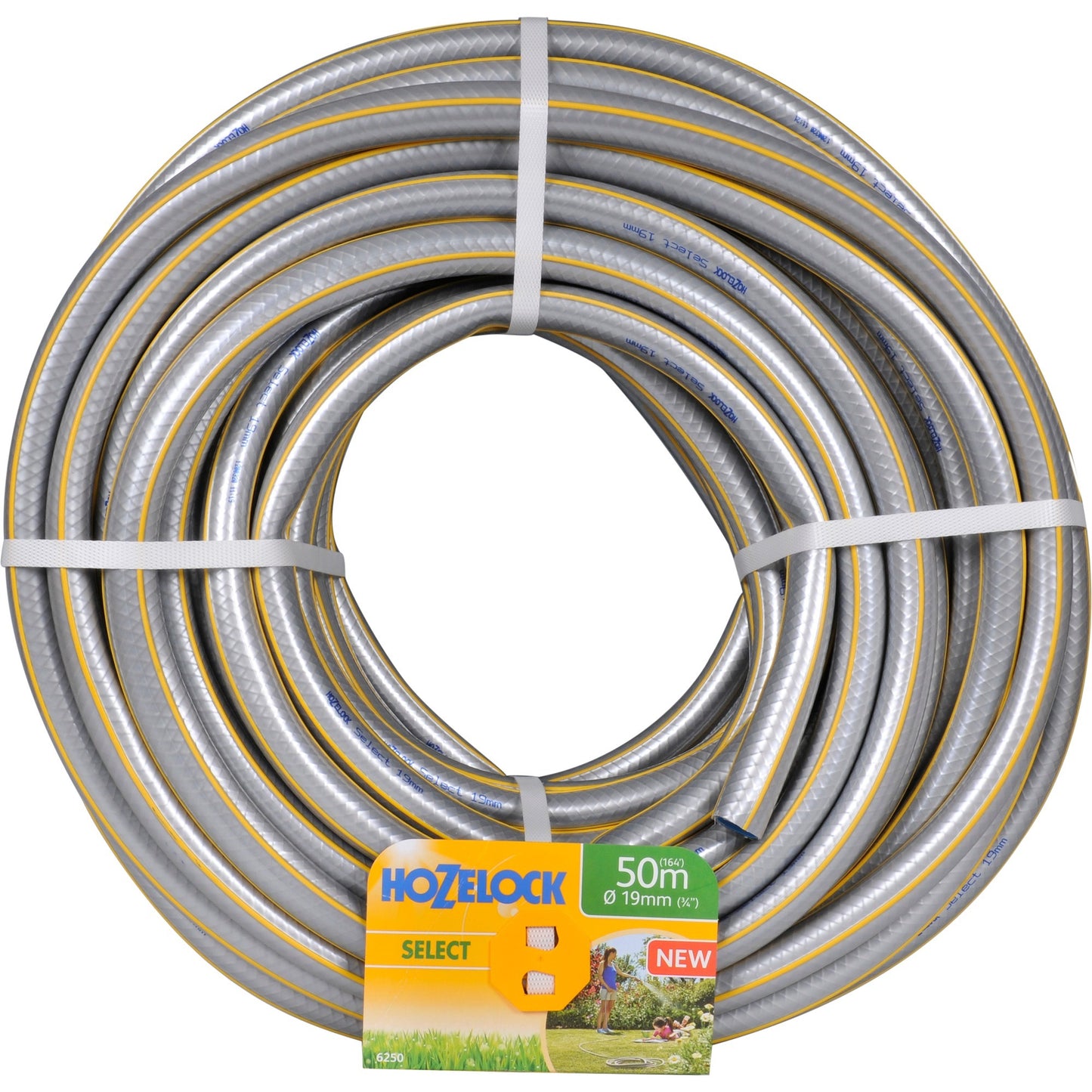 Hozelock 6250 select slang (grijs geel, 50 meter, ø 19 mm)