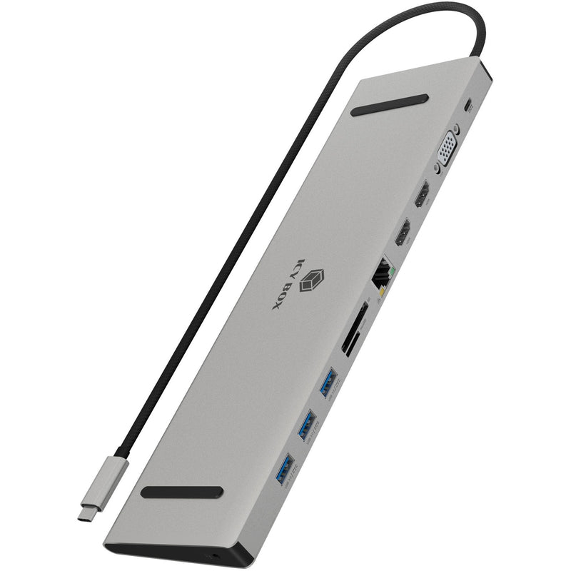 Icy box 11-in-1 docking station ib-dk2106a-cpd