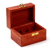 Mango hout etherische olie doos (voor 6 flesjes - design 2)