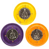 Mangohout boeddha rond wierookhouder