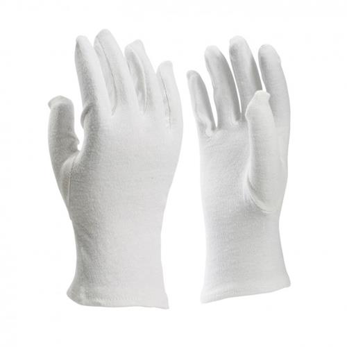 Werkhandschoen wit mt l p pr | 12 stuk stuks