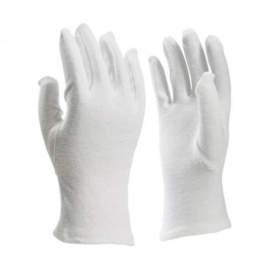 Werkhandschoen wit mt l p pr | 12 stuk stuks