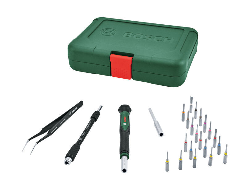 Bosch groen precisieschroevendraaierset | 24-delig - 1600a039ht