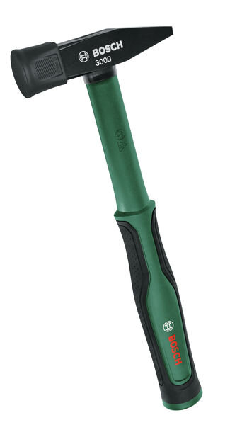Bosch groen ingenieurshamer met zachte bumper | 300 g - 1600a034gl