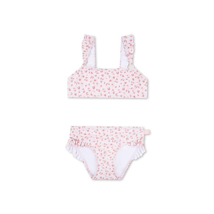 Leopard | oudroze meisjes uv bikini