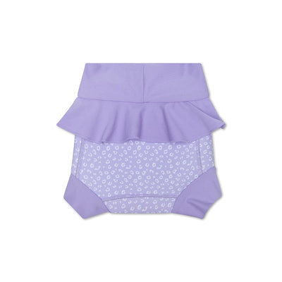 Leopard | lila neopreen zwemluier
