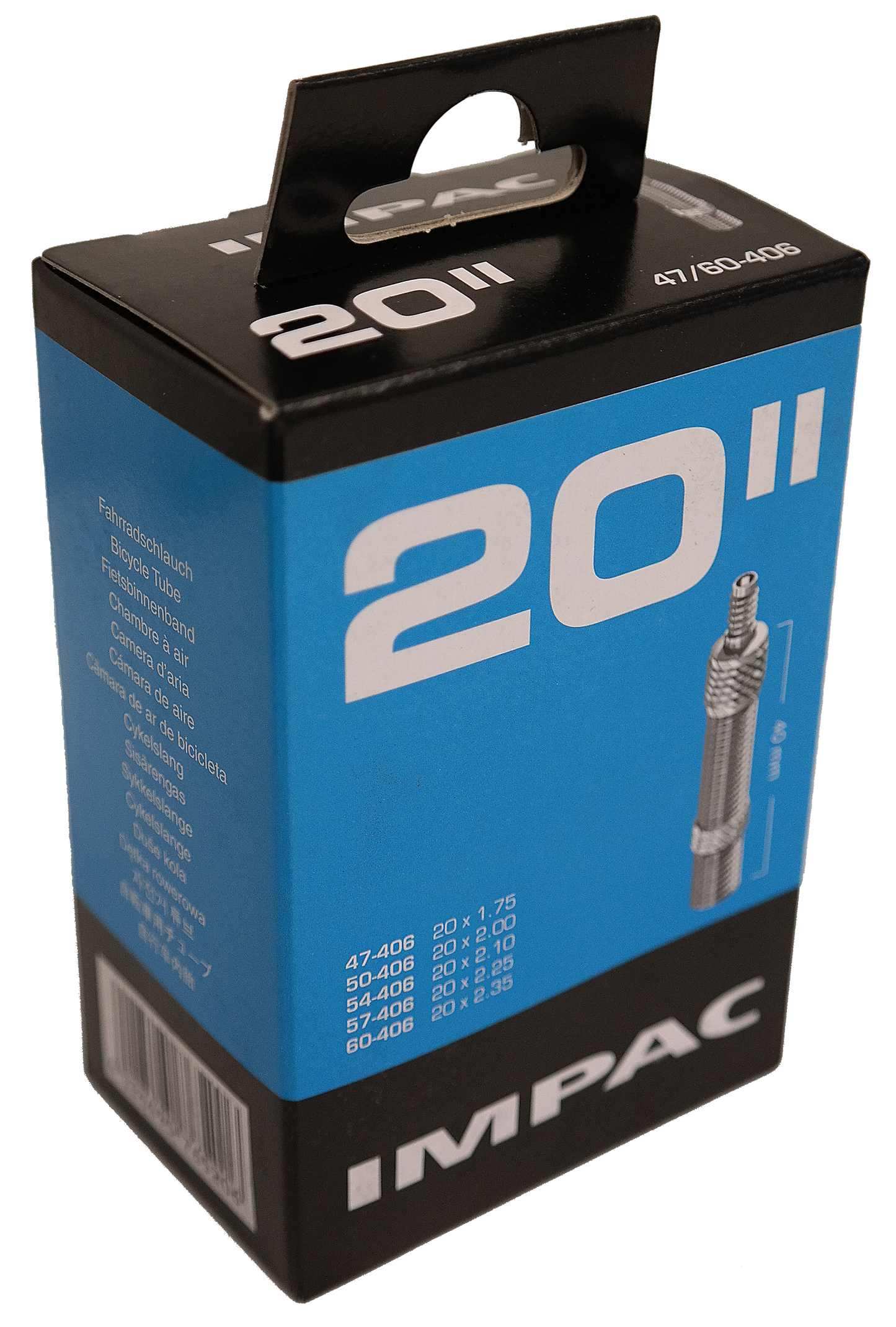 Impac ( schwalbe ) binnenband dv7 20 inch 40 60-406 dv 40 mm