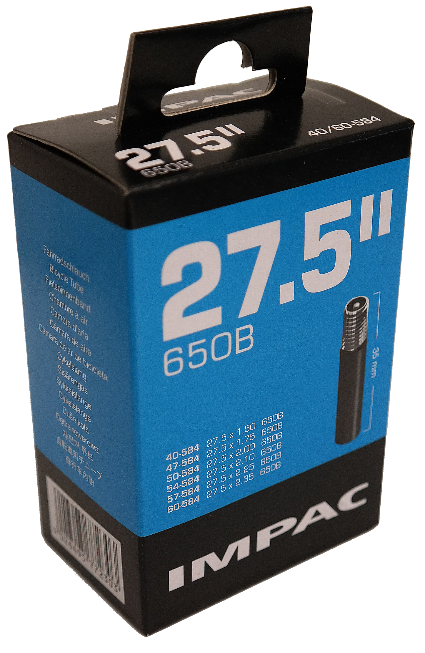 Impac (schwalbe) binnenband av21 27.5 inch (40 60-584) 40mm