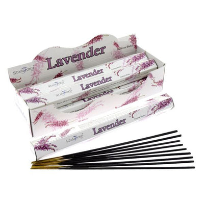 37102 lavendel - stamford premium hex wierook stokjes