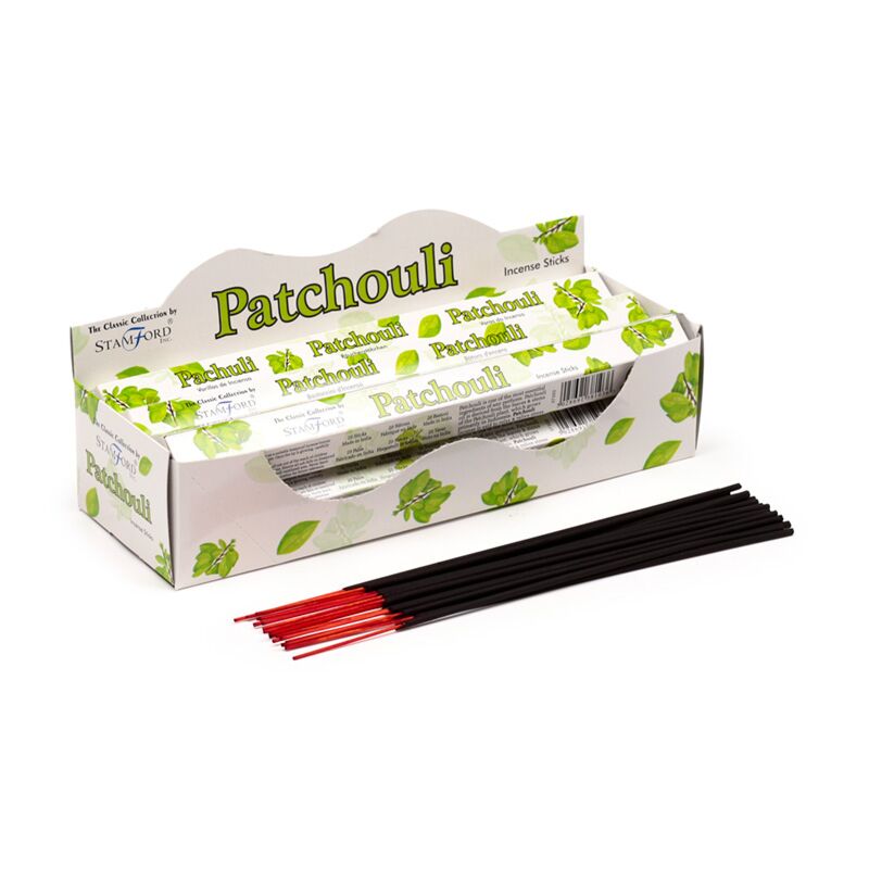 37103 patchouli - stamford premium hex wierook stokjes