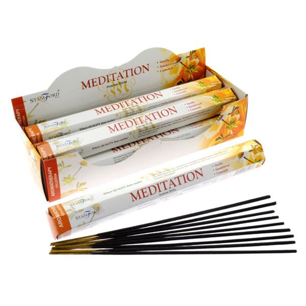 37117 meditatie - stamford hex aromatherapie wierook stokjes
