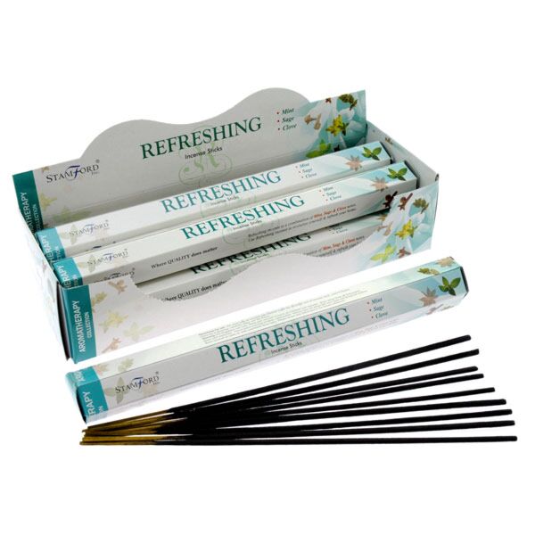 37118 verfrissend - stamford hex aromatherapie wierook stokjes