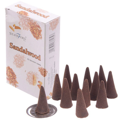 Sandelhout 37164 - stamford wierook kegels