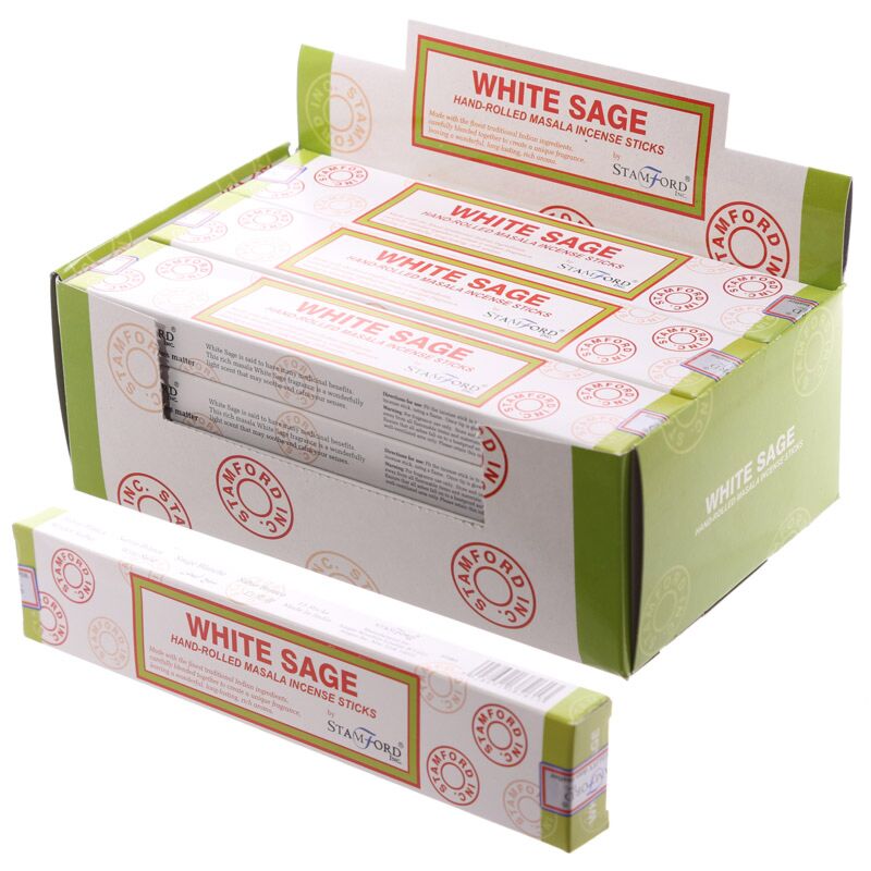 37261 white sage - stamford masala wierook stokjes
