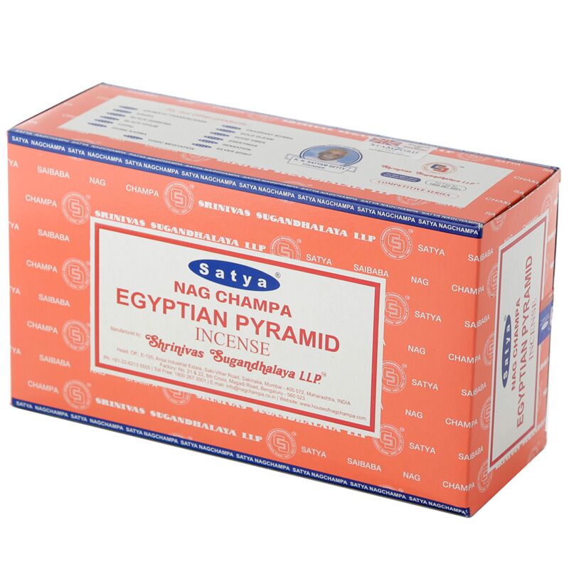 01350 egyptische pyramide - satya nag champa wierook stokjes