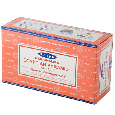 01350 egyptische pyramide - satya nag champa wierook stokjes