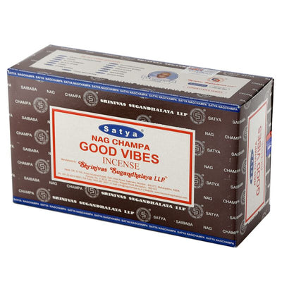 01355 goede vibraties - satya nag champa wierook stokjes