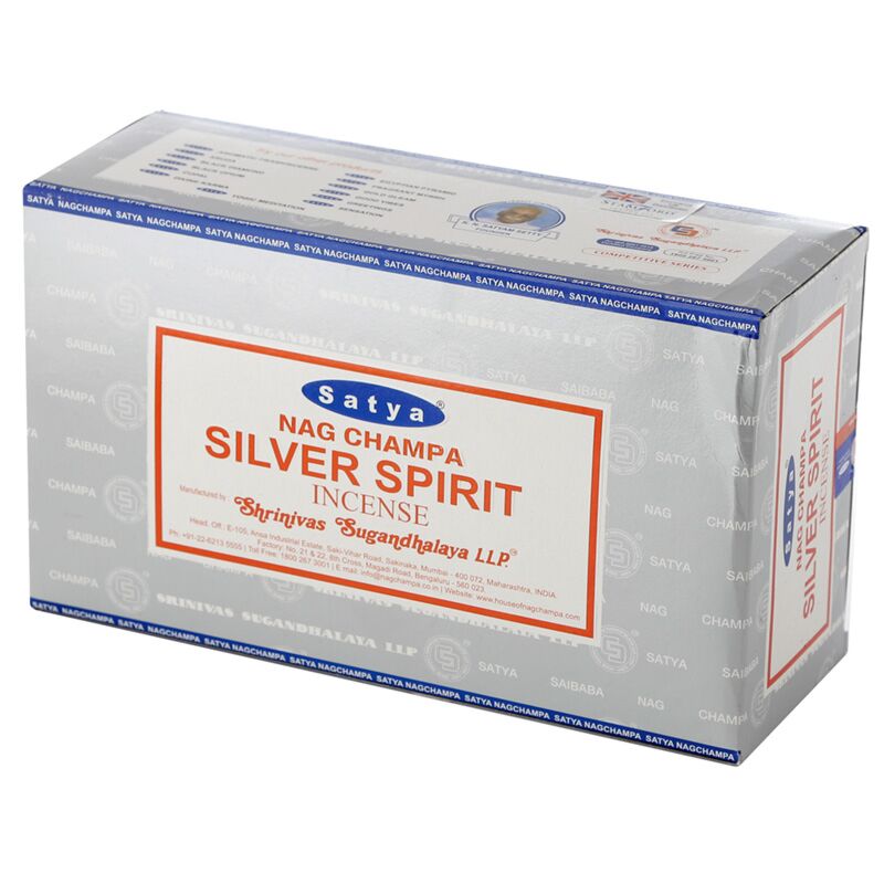 01363 zilver geest - satya nag champa wierook stokjes