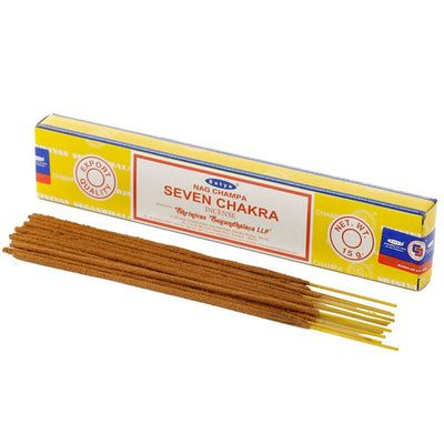 01412 vfm zeven chakra - satya nag champa wierook stokjes