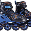Inline skates move: stripes zwart blauw (562410) maat 30 33