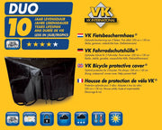 Vk duo fiets pyjama hoes overtrek zwart - afbeelding 2