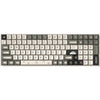 Iqunix f97 hitchhiker wireless mechanical keyboard, gaming toetsenbord (grijs wit, us lay-out, cherry mx brown, rgb leds, 96%, hot-swappable, pbt, 2.4ghz | bluetooth 5.1 | usb-c)