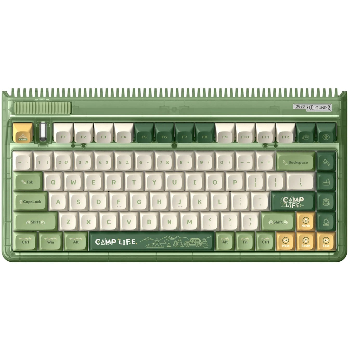 Iqunix og80 camping wireless mechanical keyboard