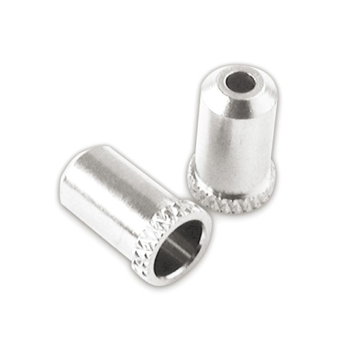 Jagwire cable guide stopper - brass (50pcs) - chrome