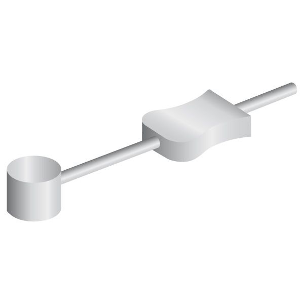 Jagwire ez handle single end straddle wire (10pcs) - silver