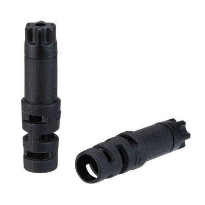 Jagwire end caps anti-kink - 4mm shift - plastic (30pcs) - black