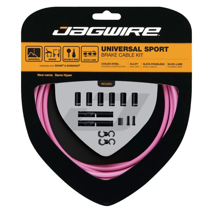 Jagwire universal sport brake kit - pink