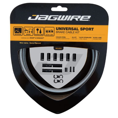 Jagwire universal sport brake kit - sterling silver