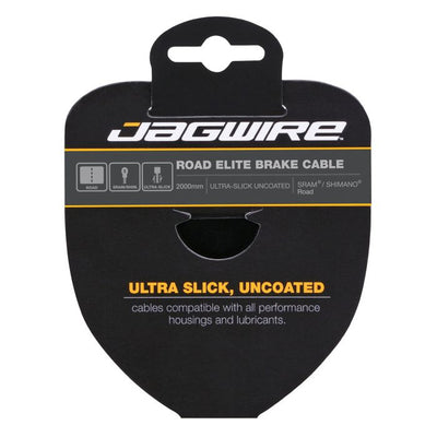 Jagwire road brake cable - elite polished ultra-slick stainless - 1.5x2000mm - sram shimano