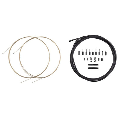Jagwire pro shift 2-speed shift cable set | stealth black