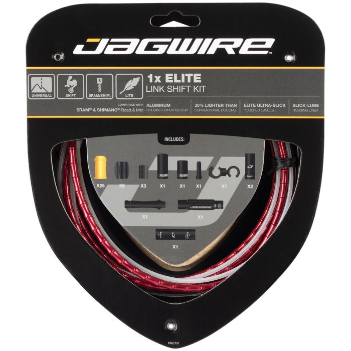 Jagwire 1x elite link shift kit - red
