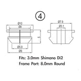 Jagwire frame plug pack - 4mm derailleur housing (2mm frame) (10pcs) - afbeelding 2
