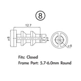 Jagwire frame plug pack - shimano di2 (10pcs) - afbeelding 2